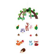 Small Foot - Wooden Baby Mobile Woodland Animals