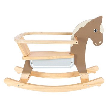 Small Foot - Rocking Horse with Seat Brown