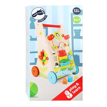 Small Foot - Wooden Baby Walker Colorful