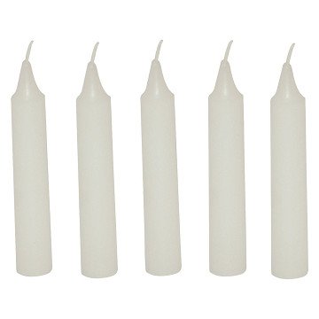 Small Foot - Candles White Small, 36 pcs.