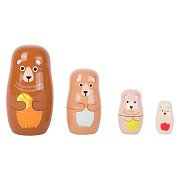 Small Foot - Wooden Matryoshka Doll Bear Family