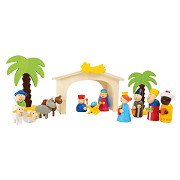 Small Foot - Wooden Nativity Scene Playset, 15pcs.