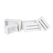 Small Foot - Aufbewahrungsboxen aus Holz, 4er-Set