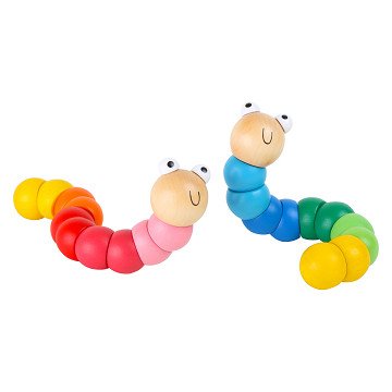 Small Foot - Wooden Caterpillar Motor Skills