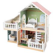 Small Foot - Wooden Urban Villa Dollhouse with Furniture, 9dlg.
