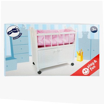 Small Foot - Wooden Doll Bed with Chest of Drawers