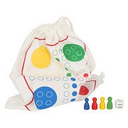 Small Foot - Wooden Ludo in Cotton Bag