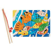 Small Foot - Wooden Fishing Rod Game Puzzle