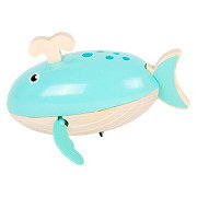 Small Foot - Bath Toy Wooden Whale Wind Up