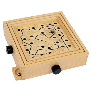 Small Foot - Wooden Labyrinth Marble Game