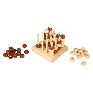 Small Foot - Foor n a Row 3D Wooden Strategy Game