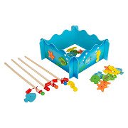 Small Foot - Wooden Fishing Rod Game Ocean