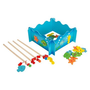 Small Foot - Wooden Fishing Game Ocean