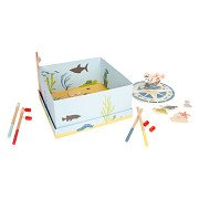 Small Foot - Wooden Fishing Rod Game - 4 Players