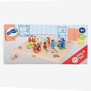 Small Foot - Ludo-Spiel aus Holz mit Bauernhoftieren