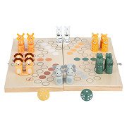 Small Foot - Holz-Ludo-Spiel Safari - 6 Spieler