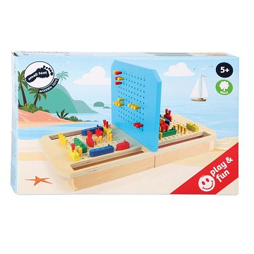 Small Foot - Denkspiel aus Holz Schiffe versenken