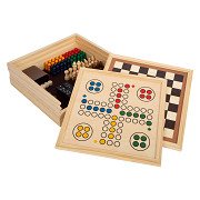 Small Foot - Wooden Games 7 Classics in Storage Box