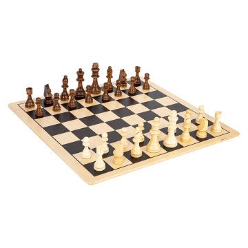 Small Foot - Wooden Chess and Checkers XL
