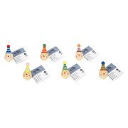 Small Foot - Holzkreisel Clown - 6-tlg.