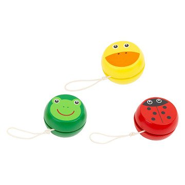 Small Foot - Wooden Yo-yo Animal, per piece