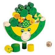 Small Foot - Wooden Balance Game Frog, 20dlg.