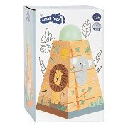 Small Foot - Stacking Tower Safari, 6 pcs.