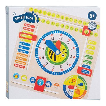 Small Foot - Wooden Calendar Clock Seasons (German)