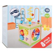 Small Foot - Wooden Activities Motor Skills Spiral 5in1