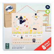 Small Foot - Wooden Calendar Clock Seasons (German)