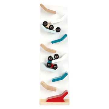 Small Foot - Autobahnturm aus Holz mit Autos, 3-teilig.