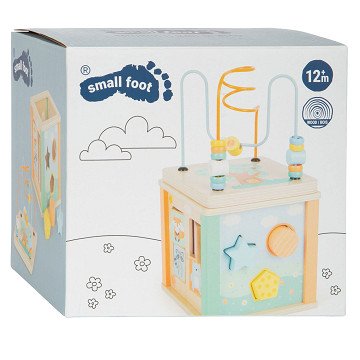 Small Foot - Holz-Aktivitätswürfel und Motorikspirale Pastell