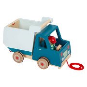 Small Foot - Wooden Pull Figure Tipping Truck