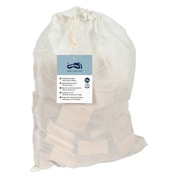 Small Foot - Holzbausteine Natur im Beutel, 100Stk.