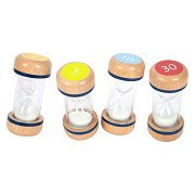 Small Foot - Wooden Hourglasses XL Set, 4pcs.