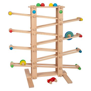 Small Foot - Wooden Marble Run Giant, 8pcs.