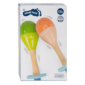 Small Foot - Wooden Maracas Groovy Beats