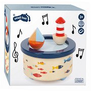Small Foot - Wooden Music Box Ocean