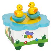 Small Foot - Wooden Music Box Duck