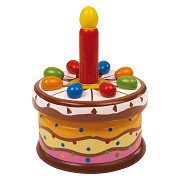Small Foot - Wooden Music Box Birthday Cake