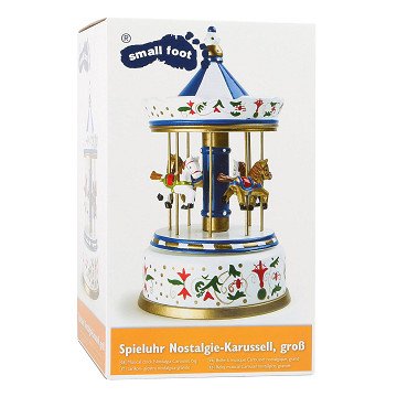 Small Foot - Wooden Music Box Carousel Love Story