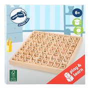 Small Foot – Arithmetische Multiplikation auf Holzbrett