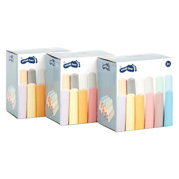 Small Foot - Straßenkreide, Set mit 3 Boxen, 36-tlg.
