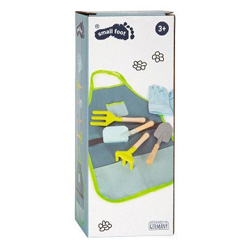 Small Foot - Gartenschürze mit Gartenwerkzeugen, 7-teilig.