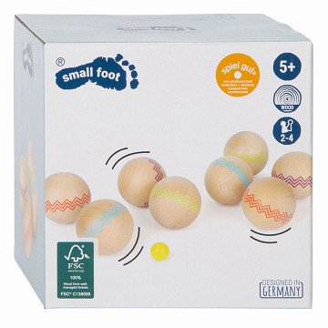 Small Foot - Wooden Jeu de Boules, 9 pcs.