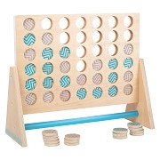 Small Foot - Wooden Game Four in a Row XXL, 43 pcs.