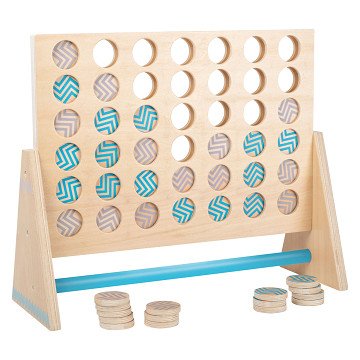 Small Foot - Houten Spel Four in a Row XXL, 43dlg.