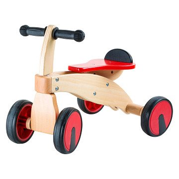 Small Foot - Wooden Balance Bike Racer Red