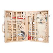 Small Foot - Holz-Werkzeugkiste Deluxe mit Werkzeug, 28-tlg.