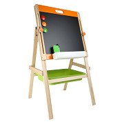Small Foot - Wooden Chalk and Magnetic Board, 7 pcs.